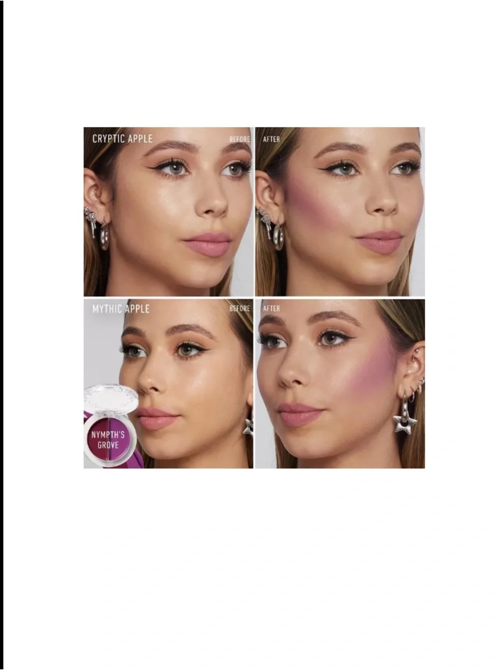 KVD Beauty Good Apple Blush Balm Duo Nymph’s Grove Mythic Apple & Cryptic Apple